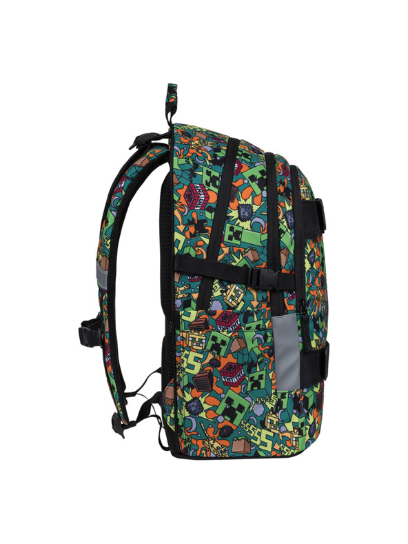 BAAGL  BAAGL SZETT 3 Skate Minecraft Chaos: hátizsák, tolltartó, zsák