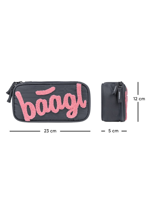 BAAGL  BAAGL Iskolai tolltartó tok Logo rózsaszín GRS