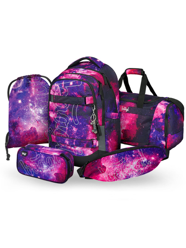 BAAGL  BAAGL SET 5 Skate Max Galaxis: hátizsák, tolltartó, zacskó, sporttáska, övtáska GRS