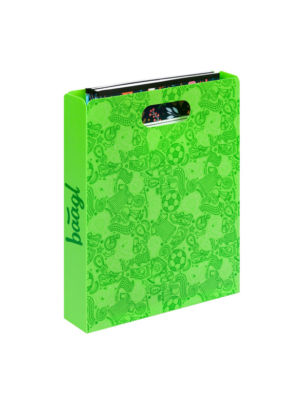 BAAGL  BAAGL Műanyag mappák iskolai füzetekhez Futball