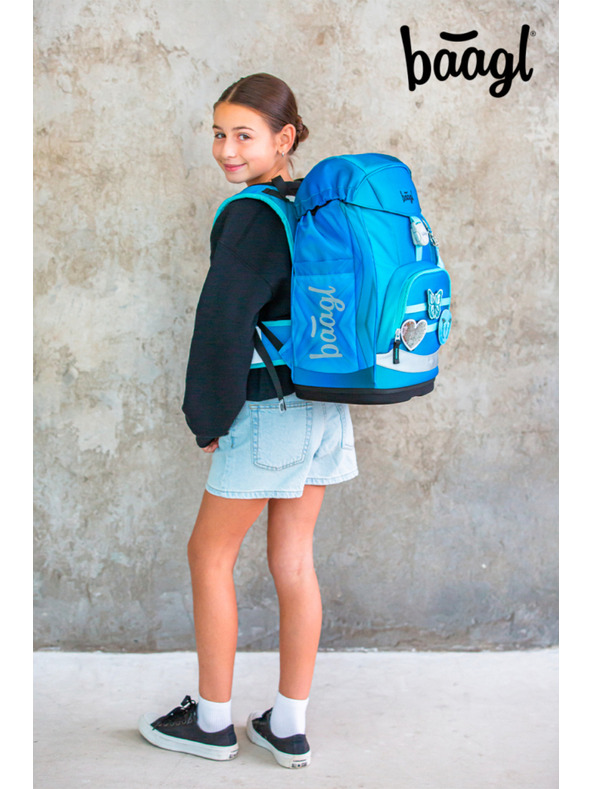 BAAGL  BAAGL SET 5 Airy Plus Pillangó: hátizsák, tolltartó, zacskó, kötény, pénztárca