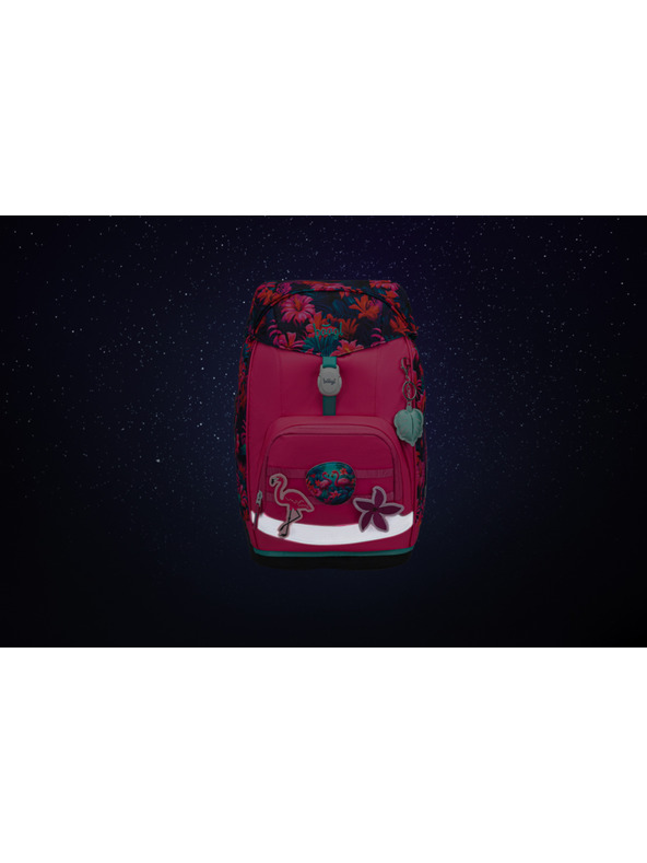 BAAGL  BAAGL SET 5 Airy Plus Flamingók: hátizsák, tolltartó, zacskó, kötény, pénztárca