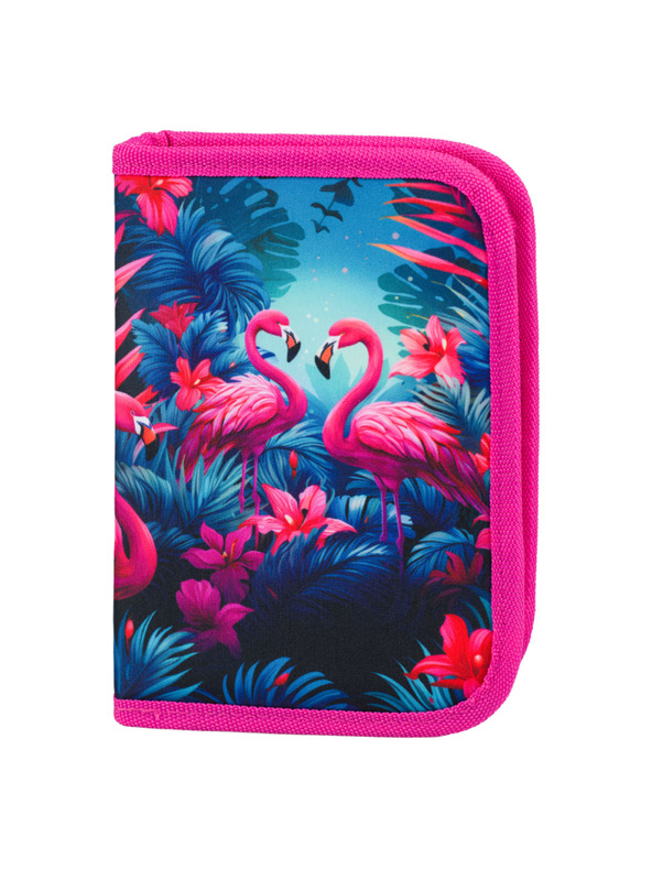 BAAGL  BAAGL SET 5 Airy Plus Flamingók: hátizsák, tolltartó, zacskó, kötény, pénztárca