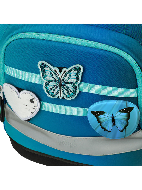 BAAGL  BAAGL SET 3 Airy Plus Pillangó: hátizsák, tolltartó, zacskó