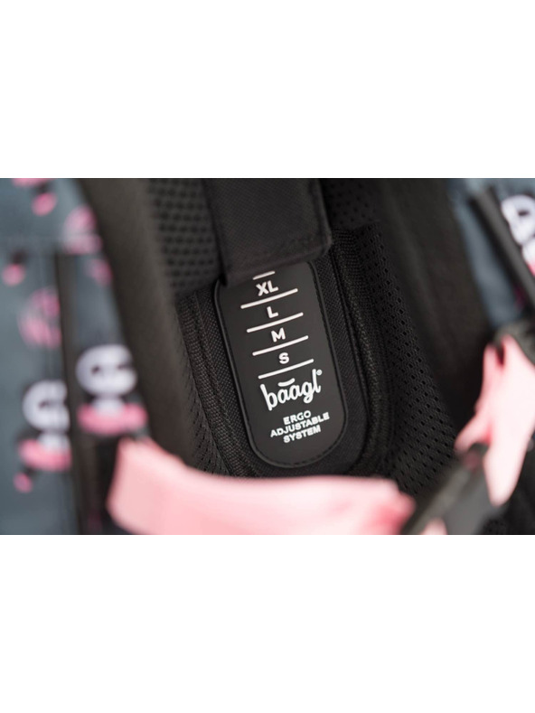 BAAGL  Szürke 3 szett zippy panda: aktatáska, tolltartó, táska Baagl