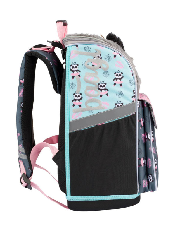 BAAGL  Szürke 3 szett zippy panda: aktatáska, tolltartó, táska Baagl