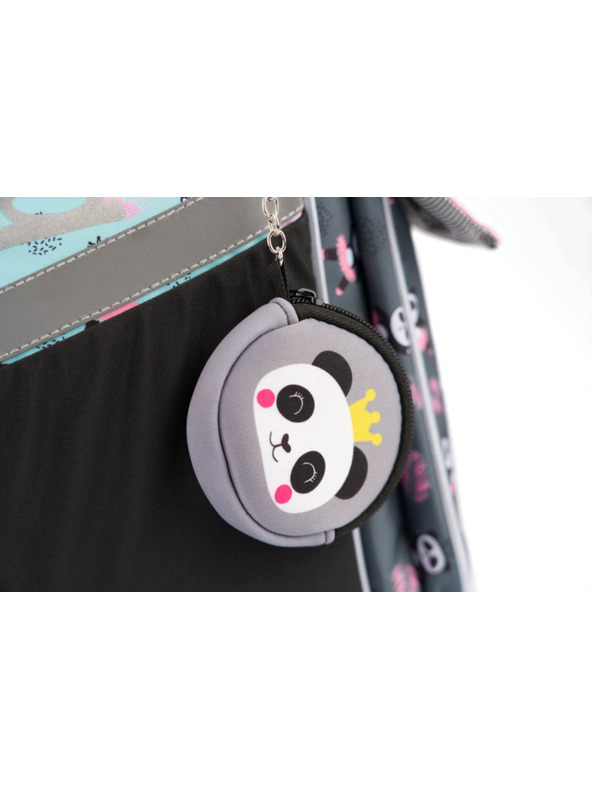 BAAGL  Szürke 3 szett zippy panda: aktatáska, tolltartó, táska Baagl