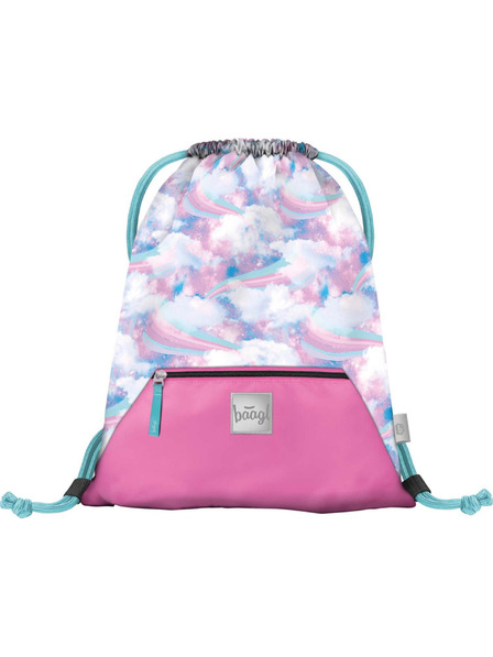 BAAGL  Kék táska zsebbel Baagl Nebe
