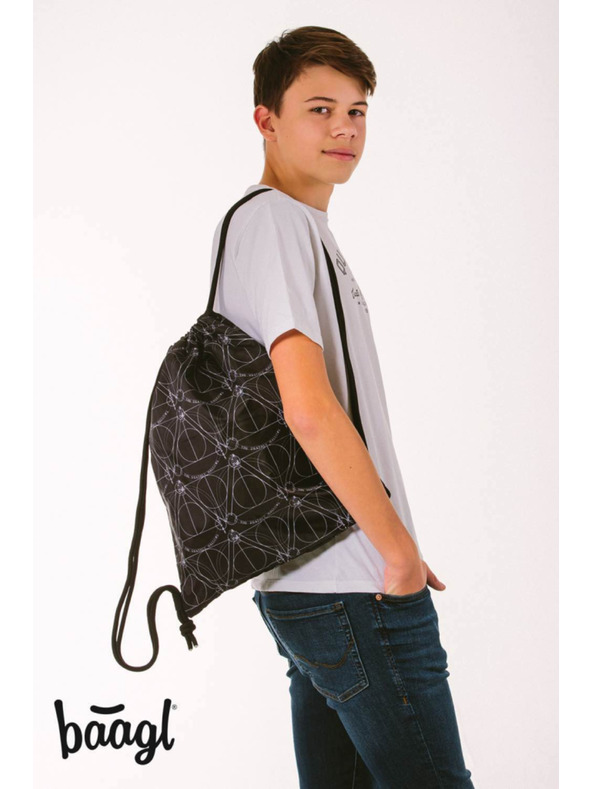 BAAGL  Fekete táska Baagl Skate Harry Potter Halál ereklyéje