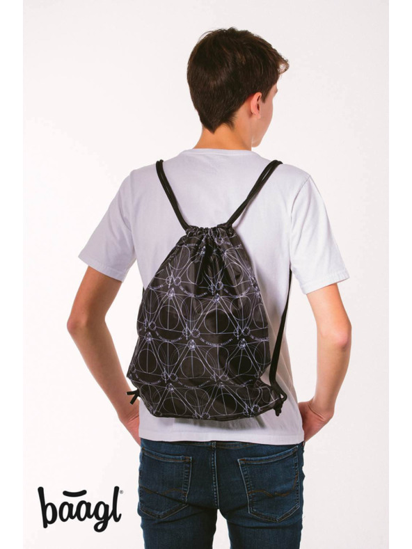 BAAGL  Fekete táska Baagl Skate Harry Potter Halál ereklyéje