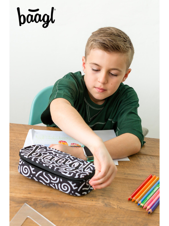 BAAGL  Fekete iskolai tolltartó Baagl Element