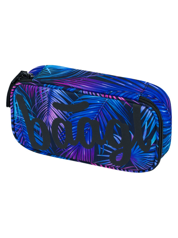 BAAGL  Kék iskolai tolltartó Baagl Palm