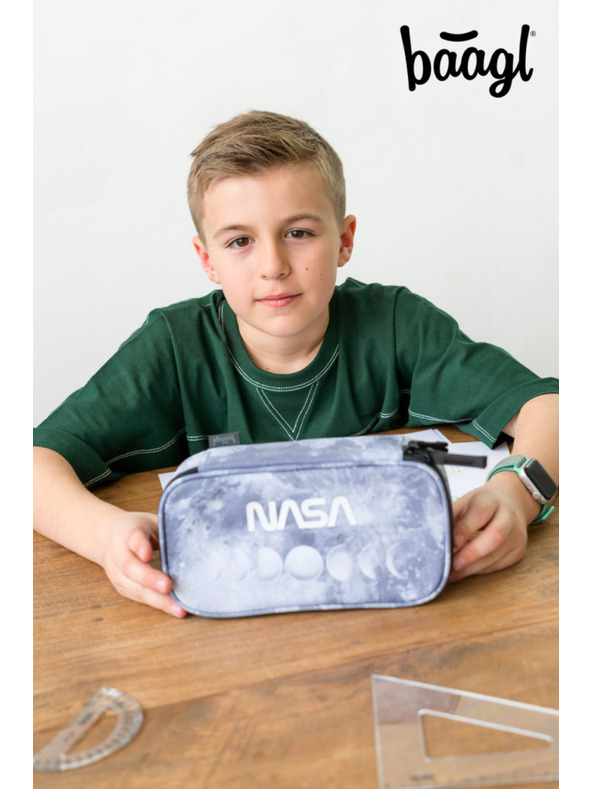 BAAGL  Szürke Iskolai tolltartó Baagl NASA Szürke Szürke