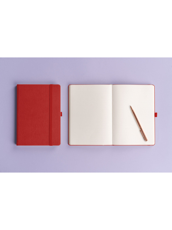 NOTIQUE NOTIQUE Notes Aprint, piros, pöttyös, 15 x 21 cm BAAGL