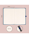 NOTIQUE NOTIQUE Notes Aprint, kék, pöttyös, 15 x 21 cm BAAGL