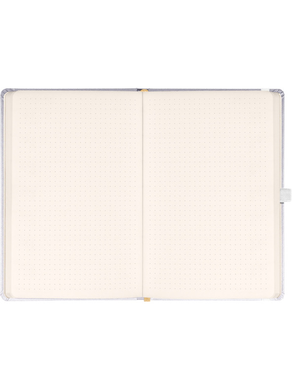 NOTIQUE NOTIQUE Notes Balacron, ezüst, pöttyös, 15 x 21 cm