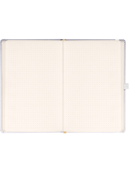 NOTIQUE NOTIQUE Notes Balacron, ezüst, pöttyös, 15 x 21 cm