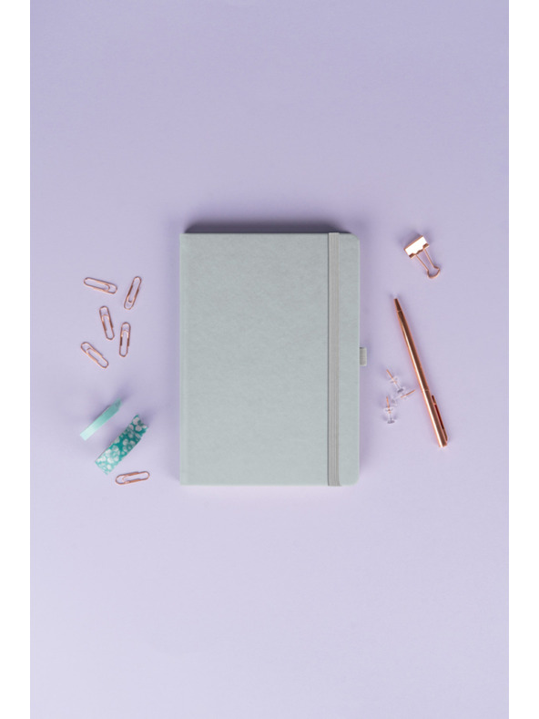 NOTIQUE NOTIQUE Notes Balacron, ezüst, pöttyös, 15 x 21 cm