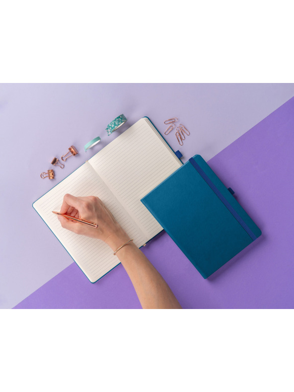 NOTIQUE NOTIQUE Notes Aprint, kék, bélelt, 15 x 21 cm