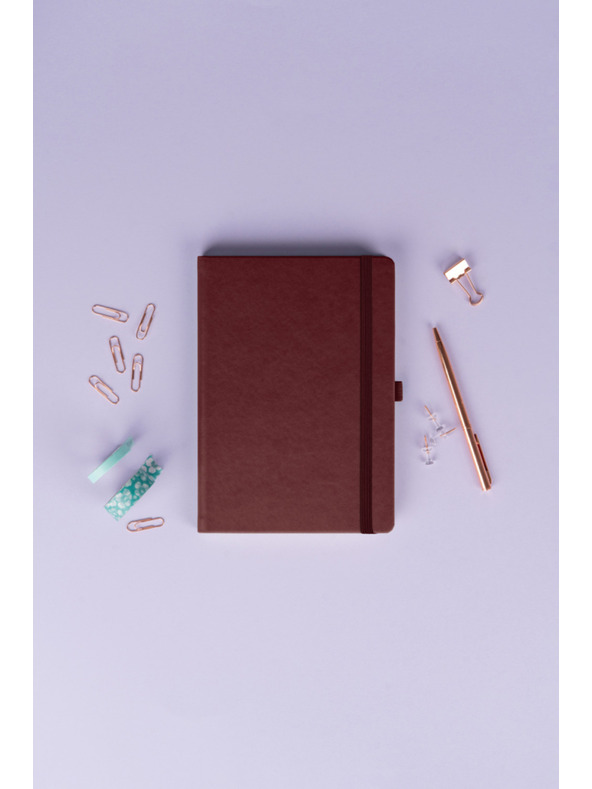 NOTIQUE NOTIQUE Notes Aprint Neo, bordó, bélelt, 15 x 21 cm