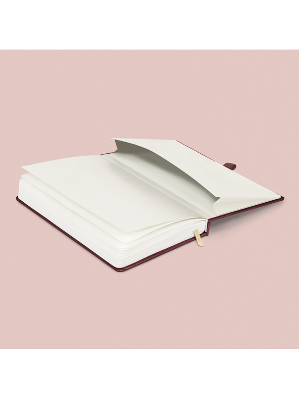 NOTIQUE NOTIQUE Notes Balacron, bordó, pöttyös, 15 x 21 cm