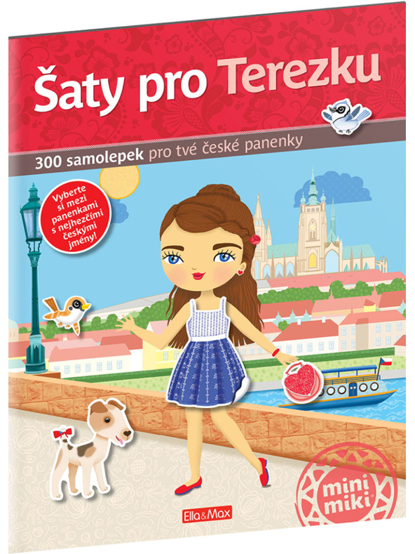 ELLA & MAX Ruha TEREZKA részére - Matricás könyv