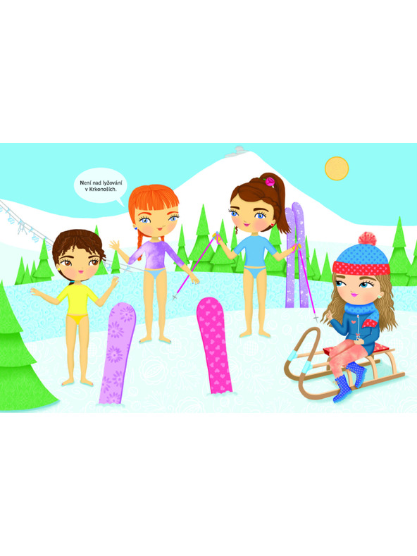 ELLA & MAX Ruha TEREZKA részére - Matricás könyv