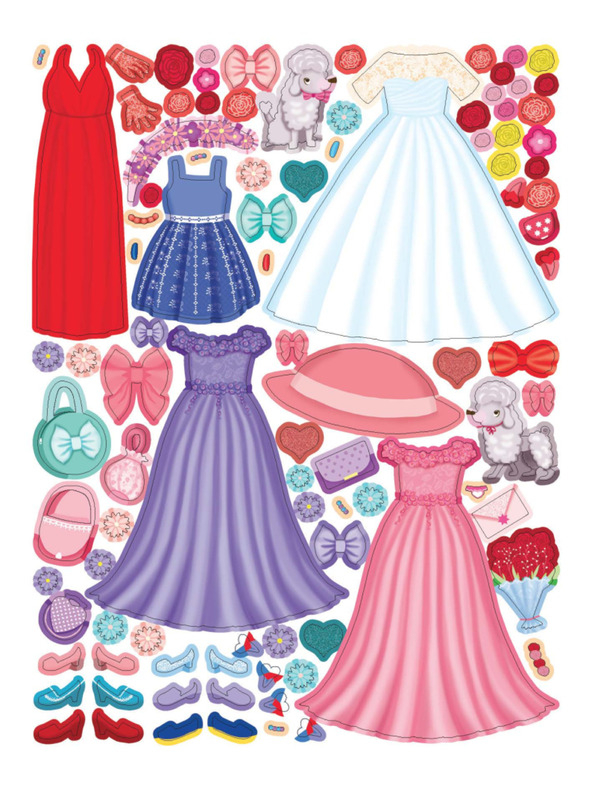 ELLA & MAX Ruha TEREZKA részére - Matricás könyv