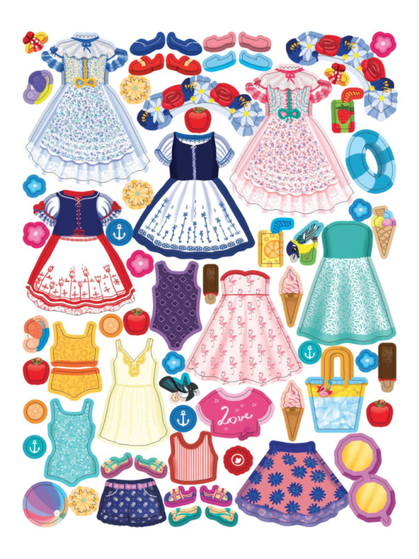 ELLA & MAX Ruha TEREZKA részére - Matricás könyv