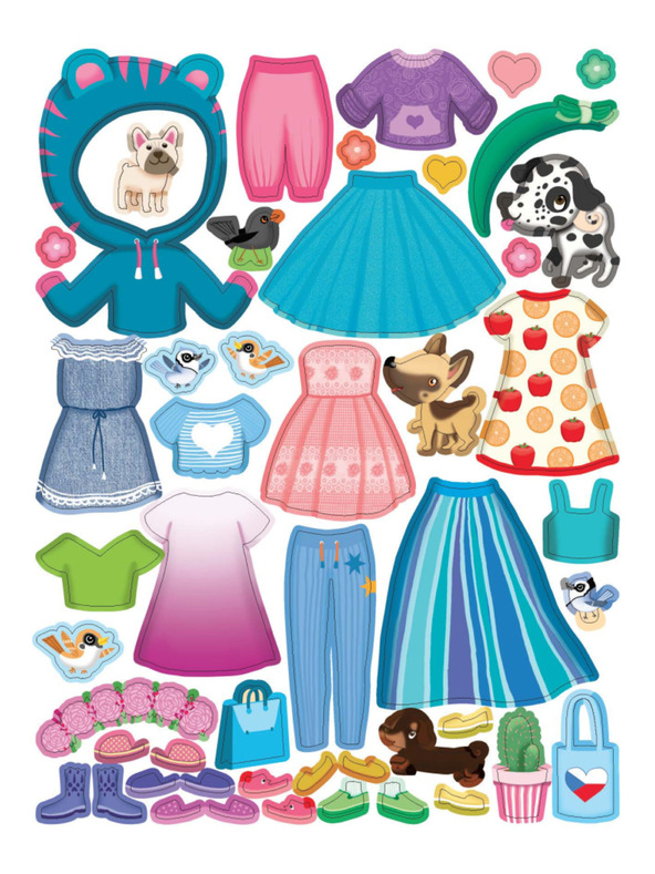 ELLA & MAX Ruha TEREZKA részére - Matricás könyv