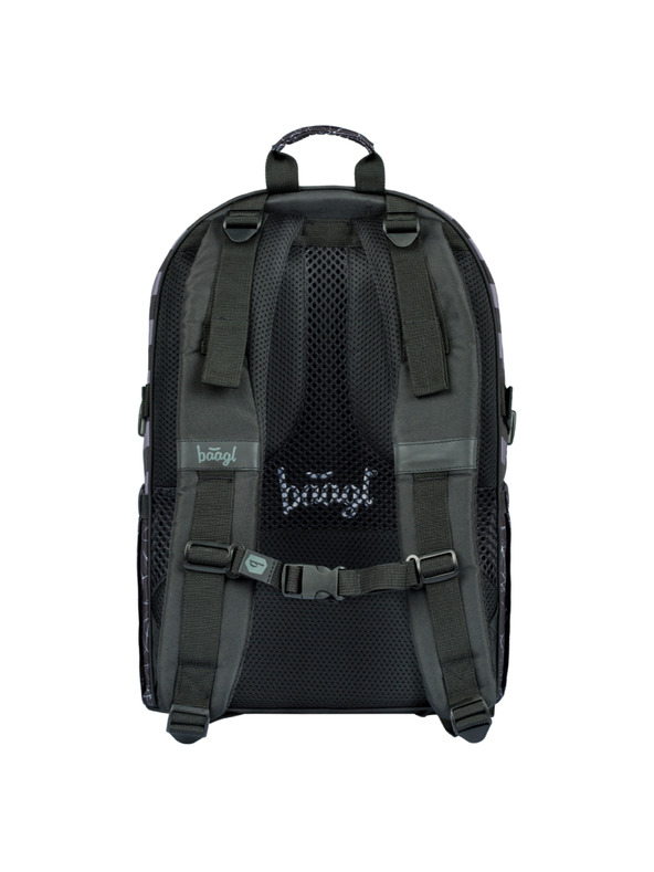 BAAGL  Fekete Iskola Hátizsák Skate szerda Nevermore Baagl