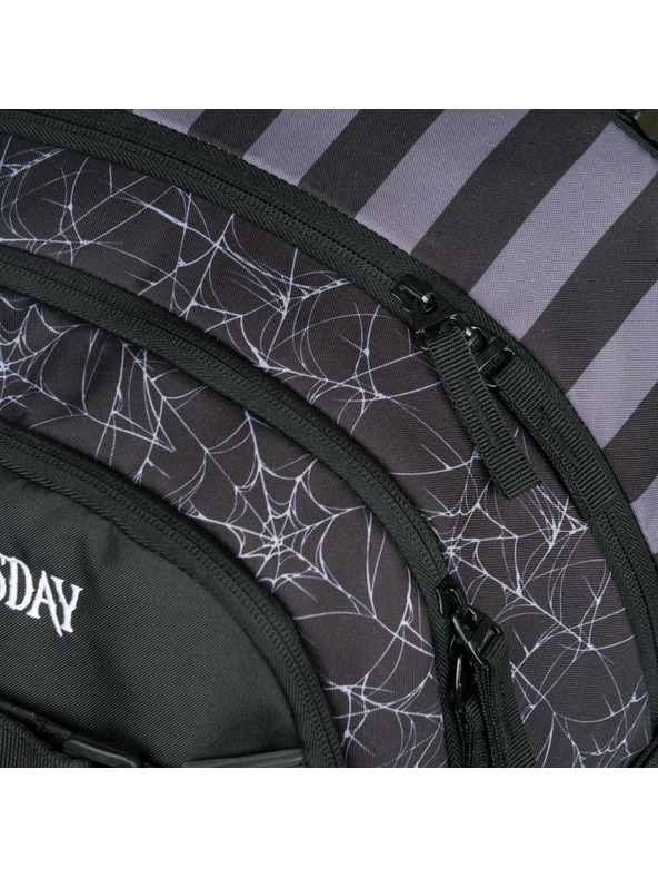 BAAGL  Fekete Iskola Hátizsák Skate szerda Nevermore Baagl