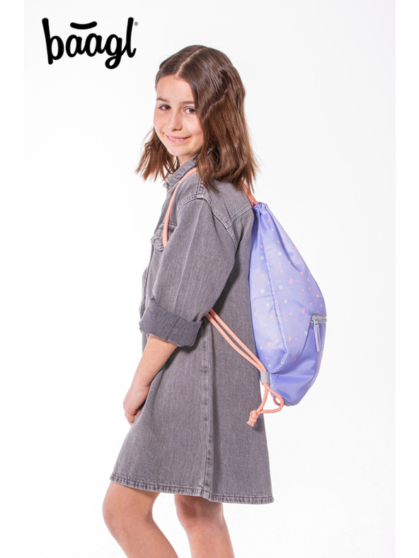 BAAGL  Lila táska zsebbel Háziállatok Baagl