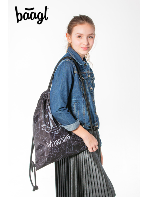 BAAGL  Fekete táska szerda Nevermore Baagl
