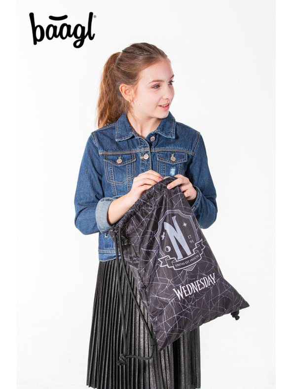 BAAGL  Fekete táska szerda Nevermore Baagl