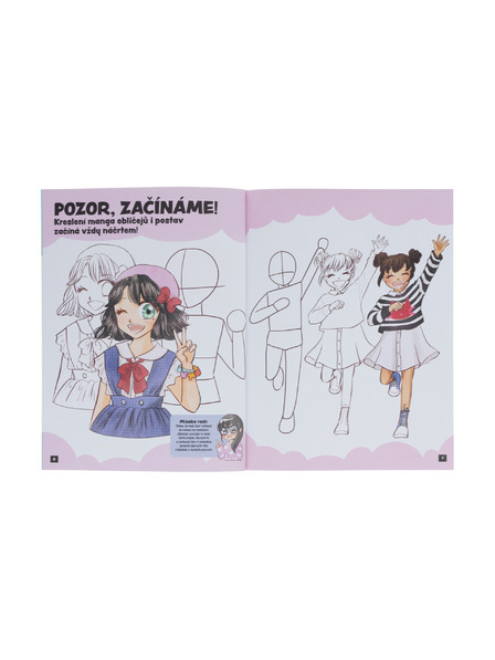 BAAGL  Hogyan rajzolj KAWAII MANGA: DIVAT – Lépésről lépésre MISAKÓVAL