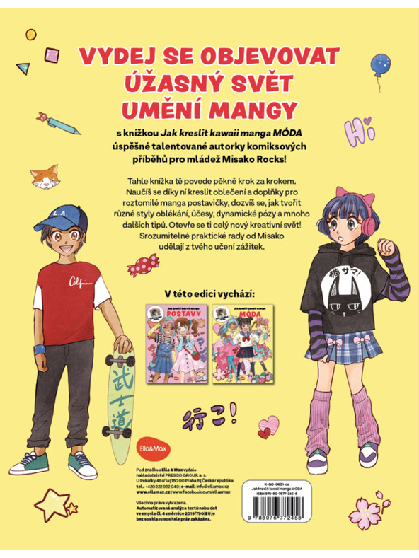 BAAGL  Hogyan rajzolj KAWAII MANGA: DIVAT – Lépésről lépésre MISAKÓVAL