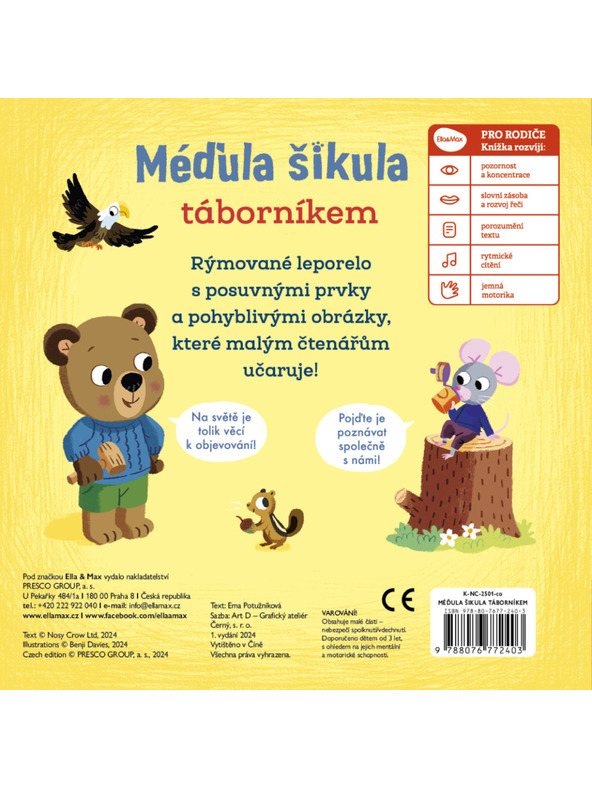 BAAGL  MACI TÁBOROS – Mozgatható elemeket tartalmazó képek