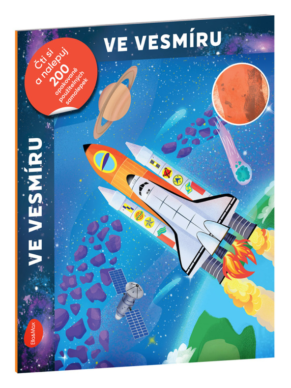 BAAGL  Olvass és ragassz – AZ ŰRBEN, matricás könyv