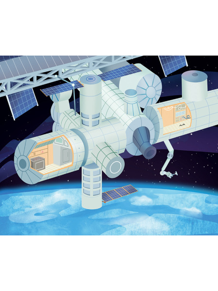 BAAGL  Olvass és ragassz – AZ ŰRBEN, matricás könyv