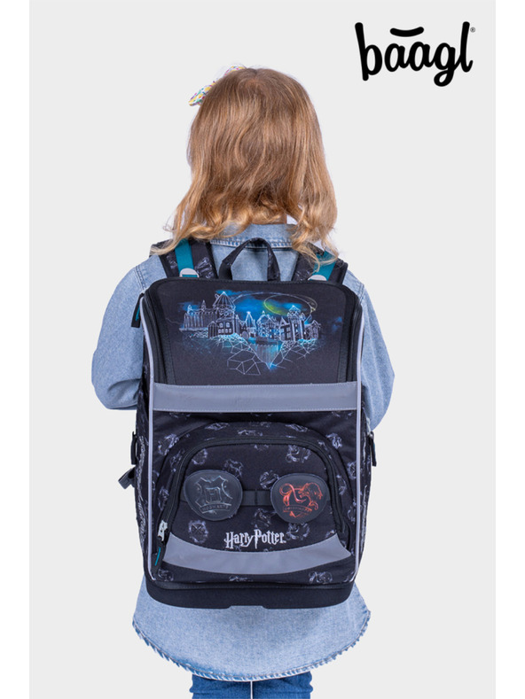 BAAGL  BAAGL Iskolai hátizsák Zippy plus Roxfort Lumos