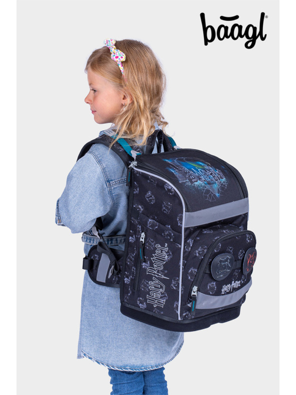 BAAGL  BAAGL Iskolai hátizsák Zippy plus Roxfort Lumos