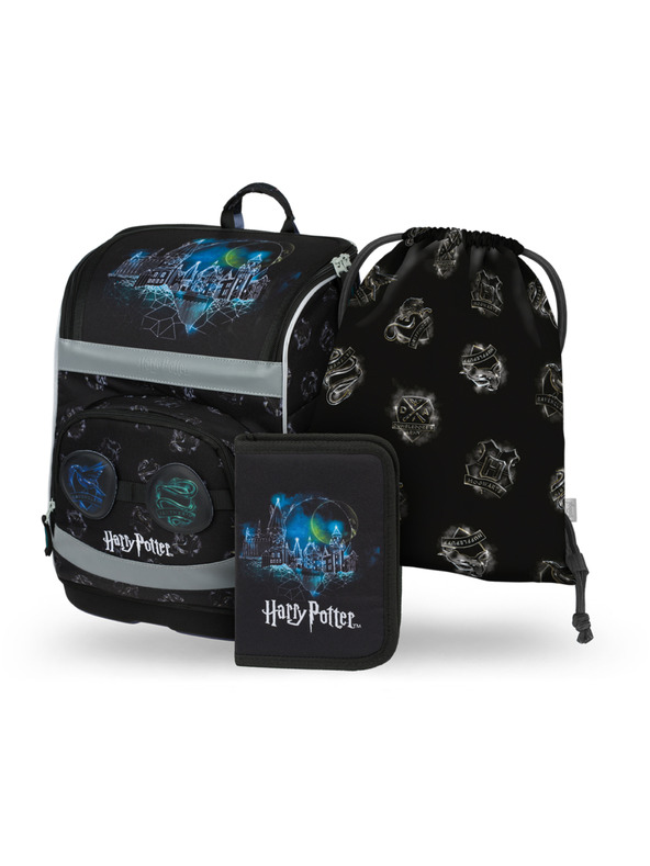 BAAGL  BAAGL SZETT 3 Zippy plus Roxfort: iskolatáska, tolltartó, zsák