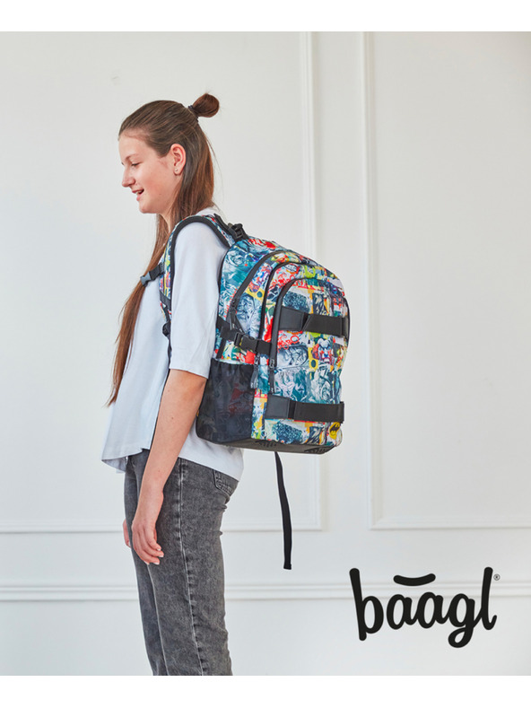 BAAGL  BAAGL 3 részes Batman Comics szett: hátizsák, tolltartó, zsák