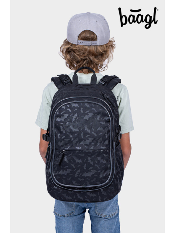 BAAGL  BAAGL Iskolai hátizsák Core Batman fekete