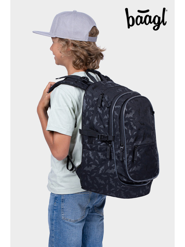 BAAGL  BAAGL Iskolai hátizsák Core Batman fekete