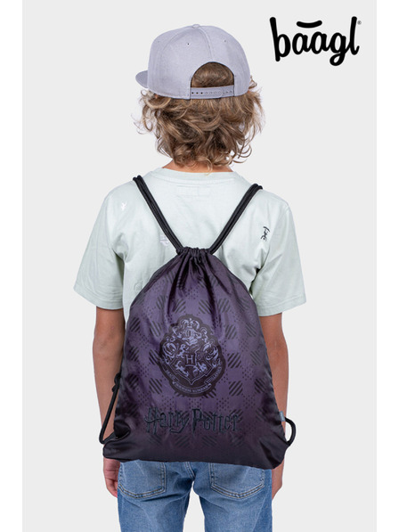 BAAGL  BAAGL SZETT 3 Core Harry Potter Roxfort fekete: hátizsák, tolltartó, zsák