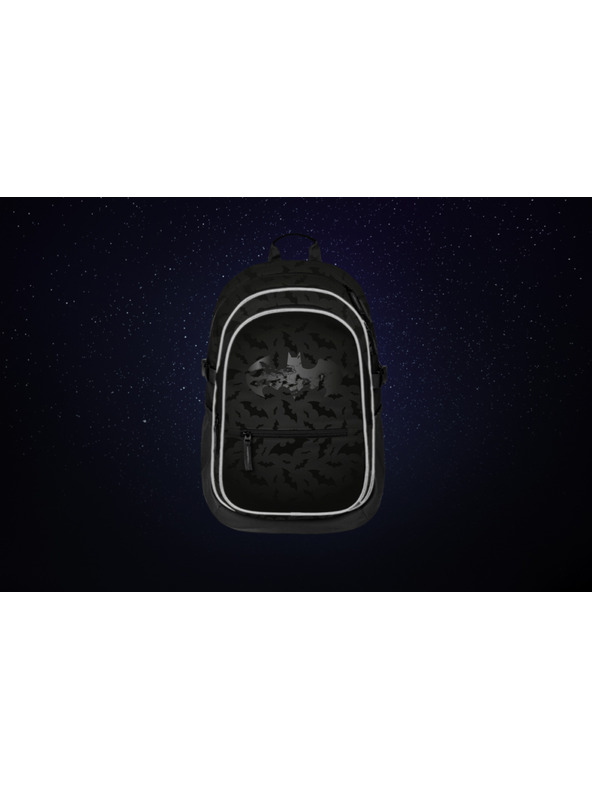 BAAGL  BAAGL SET 3 Core Batman fekete: hátizsák, tolltartó, tornazsák