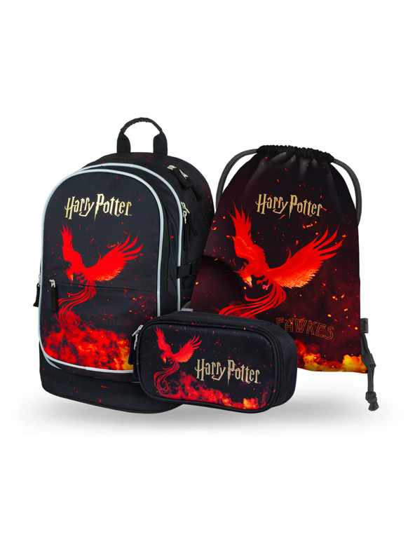 BAAGL  BAAGL SET 3 Core Harry Potter Főnix: hátizsák, tolltartó, tornazsák