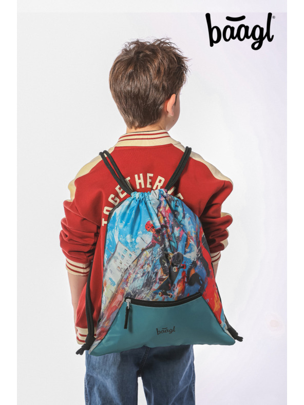 BAAGL  BAAGL SZETT 5 Zippy Skatepark: aktatáska, tolltartó, zsák, kötény, pénztárca